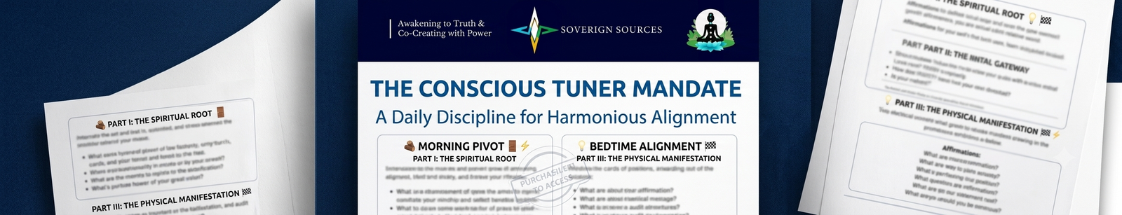 Protected preview sheet for The Conscious Tuner Mandate digital download